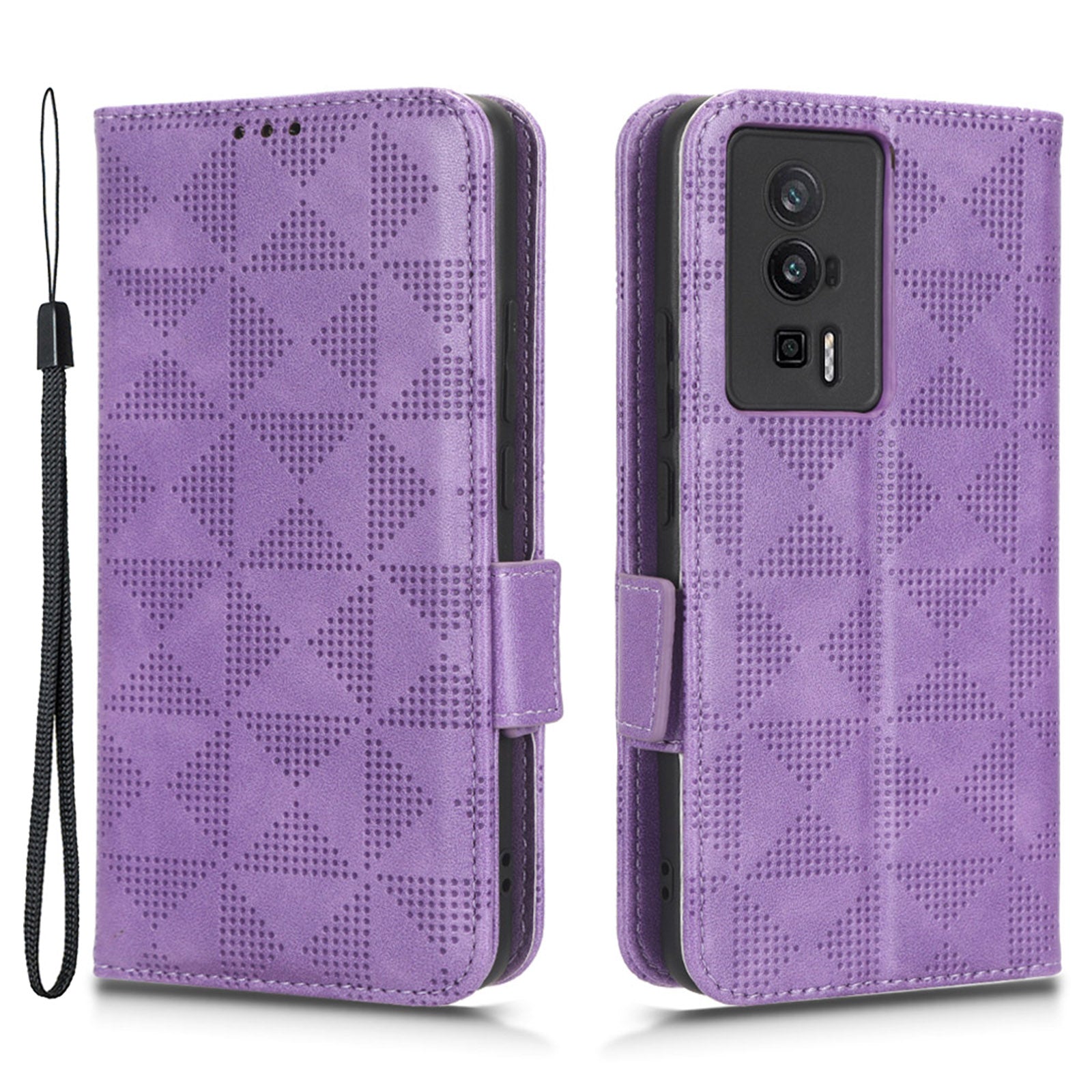 Anti-fall Phone Case for Xiaomi Poco F5 Pro 5G Redmi K60 Pro 5G K60 5G PU Leather Phone Cover Stand Wallet with Dot Pattern Imprinted Anti-fall Phone Case for Xiaomi Poco F5 Pro 5G Redmi K60 Pro 5G K60 5G PU Leather Phone Cover Stand Wallet with Dot Pattern Imprinted
